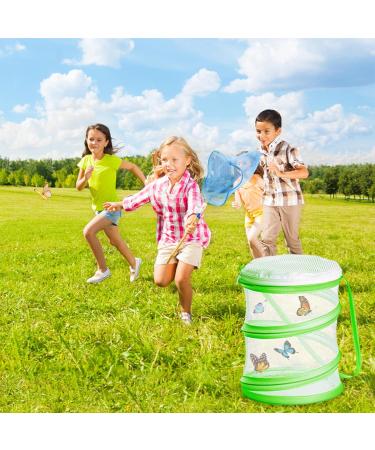 WUISOLQP Insect Butterfly Habitat Cage - Portable Collapsible Bug Catcher Net for Kids - Science Education Starter Kit (Green) - Buy Online on GoSupps.com