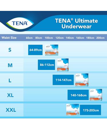 Tena Incontinence Unisex Underwear Ultimate Large 13 Count Large Underwear 13 Count - Buy Online on GoSupps.com
