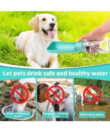 Encoun 550ml Portable Dog Water Bottle | Foldable & Travel-Friendly Pet Drinking Bottle for Outdoor Adventures - Buy Online on GoSupps.com