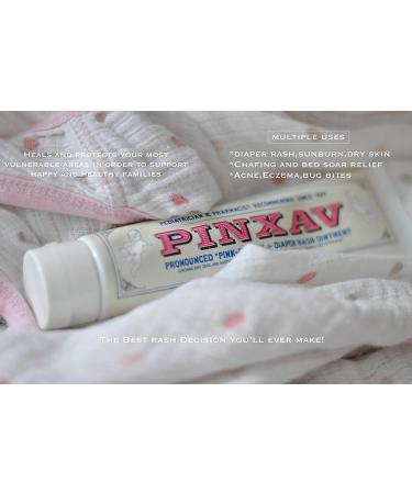 PINXAV Healing Cream 4 OZ - Fast Relief for Diaper Rash, Eczema, Chafing, Bed Sores, Acne, Minor Cuts & Burns - Buy Online on GoSupps.com