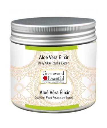 Greenwood Essential Pure Aloe Vera Elixir (Gel) Daily Skin Repair Expert Therapeutic Grade 50gm (1.76 oz) 1.76 Fl Oz (Pack of 1)