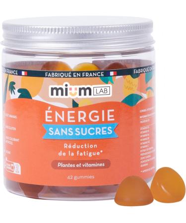 Mium Lab - Energy: Boost Boost & Reduction of Physical & Mental Fatigue - Adaptogenic Plants (Guarana & Ginseng) Caffeine Naturally Present and Vit C - Cure 21 Days - Made in France - Buy Online on GoSupps.com