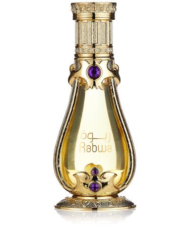 RASASI Rabwa for Men and Women Unisex 19ml(0.6 oz) | Concentrated Perfume Oil | Smooth Woody and Patchouli Notes Enhanced by Bergamot | Elegant Bottle