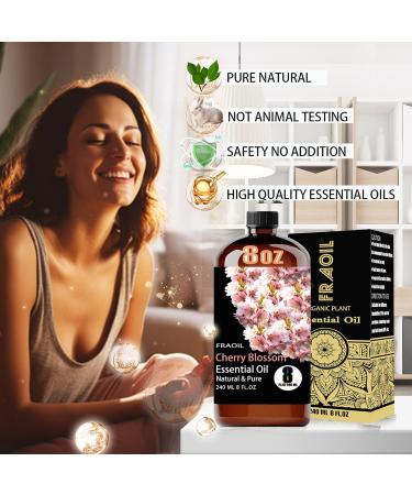 Cherry Blossom Essential Oil 8 Fl Oz and Cherry Essential Oil 16 Fl Oz for Diffuser Humidifier Yoga Cleaning DIY Candle Soap Making Perfume Gift for Essential Oils - Buy Online on GoSupps.com