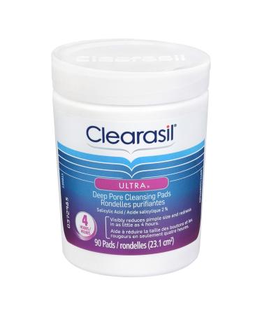 Clearasil Ultra Pore Cleansing Pads 90 Count (Pack of 1)