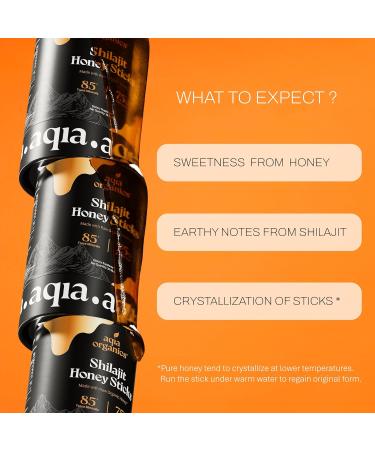 Pure Himalayan Shilajit Honey Sticks | 85+ Ionic Trace Minerals in Single Stick for Clean Energy & Immune Support | 75% Fulvic Acid | Organic Honey | 30 Easy to Consume Pure Shilajit Honey Sticks - Buy Online on GoSupps.com