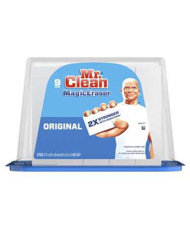 Mr. Clean Magic Eraser Original, Cleaning Pads with Durafoam, 9 Count Old Version