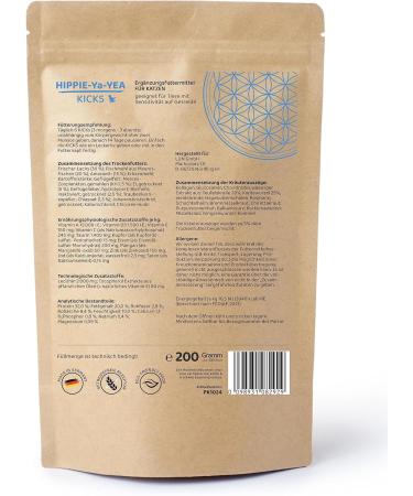 PAWKICK Hippie-YA-YEA-Kicks Cat 200g - Premium Joint Support Treats for Happy Cats | Shop Internationally! - Buy Online on GoSupps.com