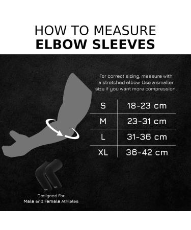 Buy Breaking Limits Elbow Compression Bandage | Elastic Support for Golfer's & Tennis Elbow - XL for Men & Women - Buy Online on GoSupps.com