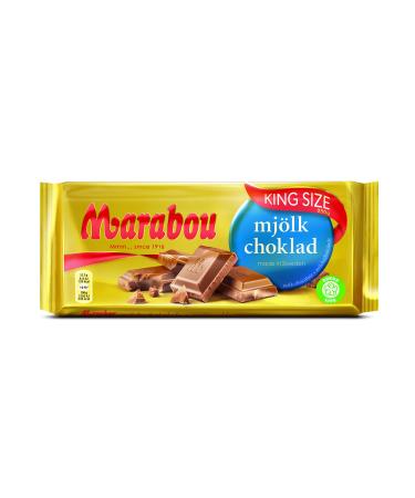 Marabou Pack of 5 boxes of 250 g of whole milk chocolate