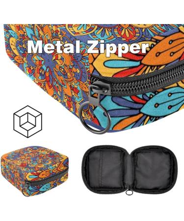 Shop Mandala Psychedelic Henna Menstrual Cup Pocket - Portable Storage for Women & Teens | International Shipping Available - Buy Online on GoSupps.com
