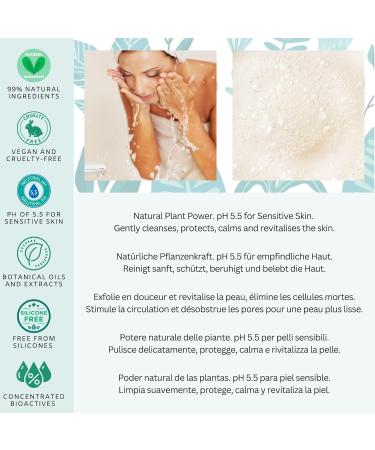 Verdebleu - 99% Natural - Purifying Face Wash - Rhassoul Rosemary Frankincense Geranium. No Sulfates/Parabens No Soap. pH 5.5 Sensitive Skin. We Donate 5% of Profit to Save the Rainforest. 250ml - Buy Online on GoSupps.com