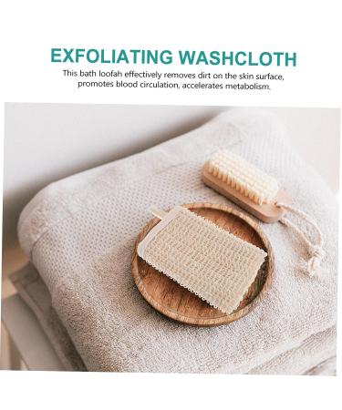 Beavorty 4-Piece Double-Sided Bath Scrubber Set - Body and Face Towels for Travel and Home - 28x25cm - Buy Online on GoSupps.com