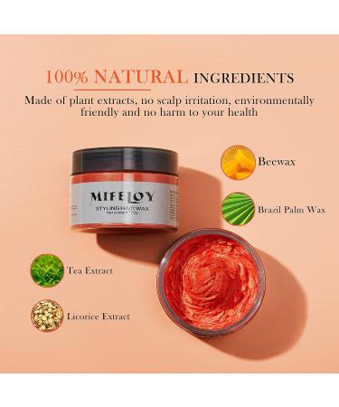 Orange Hair Tint - Temporary Color Cream Pomade 4.23oz | Hair Wax for Halloween & Cosplay - Unisex Styling - Buy Online on GoSupps.com