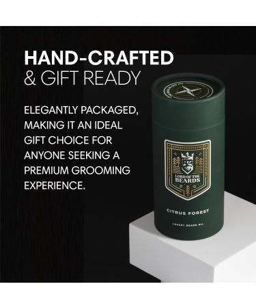 Mens Citrus Fresh Beard Oil - All-Natural Conditioning Formula - Buy Online on GoSupps.com