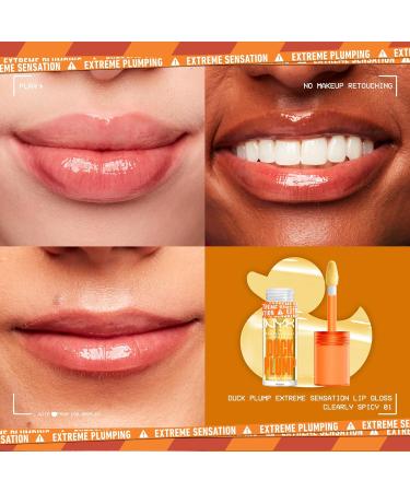 NYX Professional Makeup Lip Plumping Lacquer Trio Intense Color High-Shine Finish With Ginger Oil Vegan Duck Plump Shades: Cherry Spice Nude Swings Clearly Spicy - Buy Online on GoSupps.com