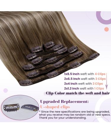 Shop Laavoo Real Hair Clip-In Extensions | Blonde Balayage Ombre | 105g - 7pcs - Buy Online on GoSupps.com