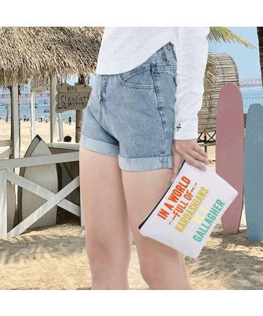 LEVLO Zippered Cosmetic Bag - Perfect Gift for Friends & Family - Shameless TV Show Inspired 'Be A Gallagher' - Buy Online on GoSupps.com