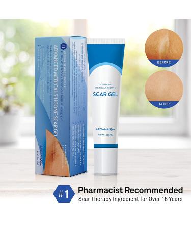 Aroamas Scar Gel - Professional Grade Advanced Scar Removal Treatment 1.06 oz - Buy Online on GoSupps.com