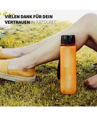 720 DGree Uberbottle - Leak-Proof BPA-Free Drinking Bottles (350ml 500ml 650ml 1L) - Soft Touch Fruit Container for Kids Sports & Outdoor - Honey Yellow 650ml - Buy Online on GoSupps.com