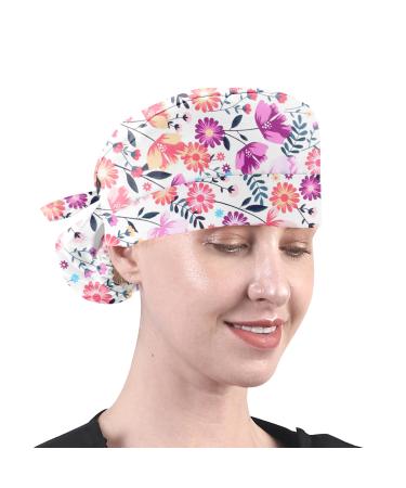 GUOER Hat Bouffant Cap One Size Multi Color One Size Multilh03c