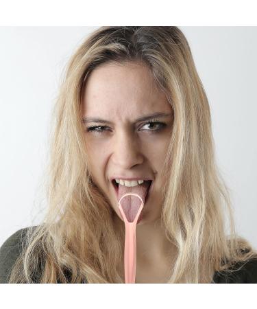 Healifty Stainless Steel Tongue Scraper 3Pcs Set with Storage Case - Rose Gold Pink Tongue Cleaner for Fresh Oral Breath - Buy Online on GoSupps.com