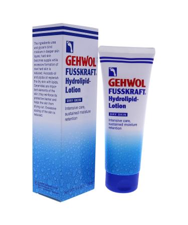 GEHWOL Fusskraft Hydrolipid Lotion - Urea Foot Cream for Dry Feet 125 ml | Ideal for Pampering & Hydration - Buy Online on GoSupps.com