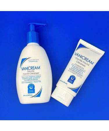 Vanicream Gentle Facial Cleanser 2.5 oz - Travel-Sized for Sensitive Skin, No Irritants - Buy Online on GoSupps.com