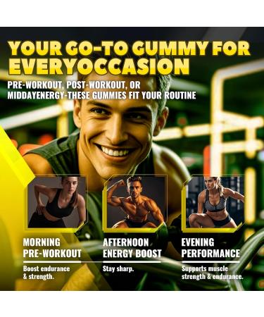 Creatine Monohydrate Gummies (5g) Pre-Workout Energy & Muscle Growth Support for Men & Women | Pineapple Electrolyte Gummies (135 Count) Pineapple 135 Count (Pack of 1) - Buy Online on GoSupps.com
