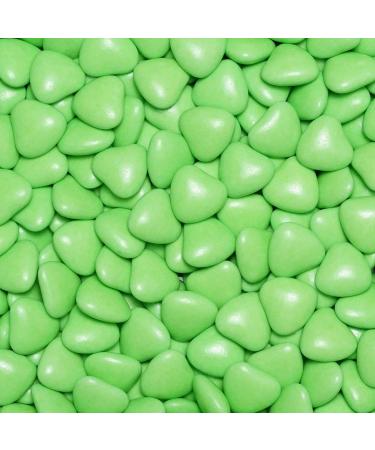 One-in Light Green Chocolate Heart 500g - 245pcs Wedding & Baptism Candy | International Shipping Available - Buy Online on GoSupps.com