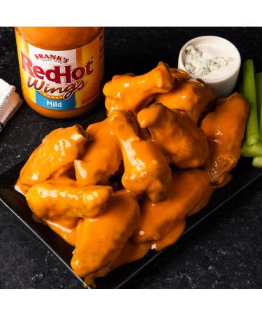 Frank's Redhot Hot Sauce Mild Wings 354mL - Buy Online on GoSupps.com