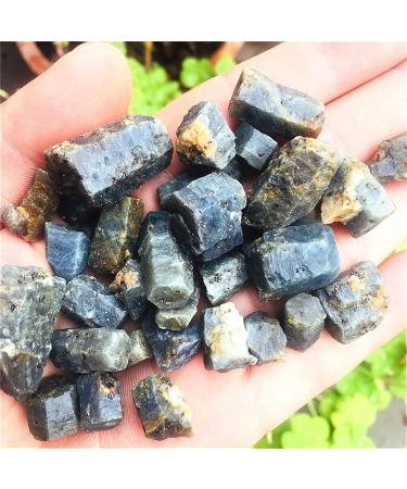 Minerals Stones 100g Natural Blue Corundum Einkristall Raw Stone Exemplar Sapphire raw Crystal raw Stone Crystal Stones Decoration Draw QINTINYIN Home Goods (Size : 50g) - Buy Online on GoSupps.com