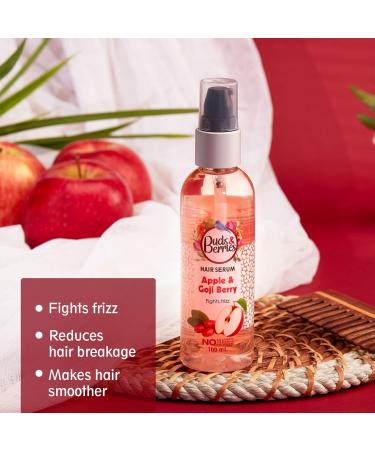 Buy Buds & Berries Apple & Goji Berry Anti-Frizz Hair Serum - Smooth Glossy Hair No Sulphate or Paraben - 100 ml | International Shipping Available - Buy Online on GoSupps.com