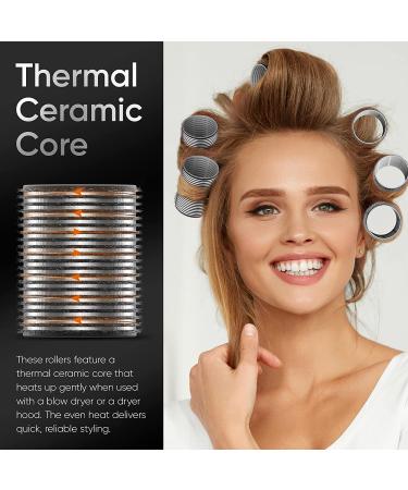 TangoBird Hair Rollers Set for Volume | 9 Pack - 3 Sizes Thermal Curlers for Medium to Long Hair - Buy Online on GoSupps.com