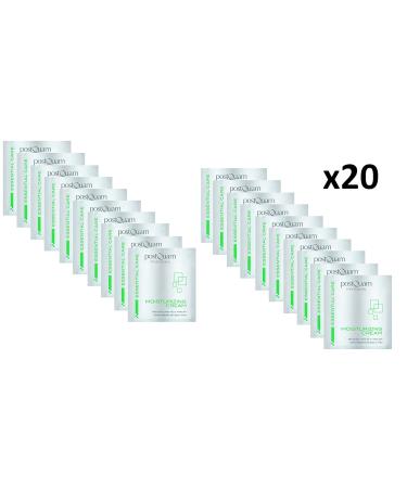 postQuam Professional Moisturizing Cream for Oily Skin | 20 Sample Envelopes | Hydrating Skin Care with Hyaluronic Acid & Vitamin C | Spanish Beauty | Cell Renewal & Softness for All Skin Types - Buy Online on GoSupps.com