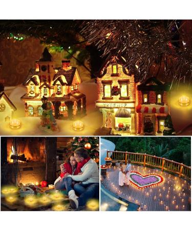 Daphomeu Mini Underwater LED Lights - Waterproof RGB Lights for Aquarium Pool Garden Wedding & Christmas Decor with Remote Control - Buy Online on GoSupps.com