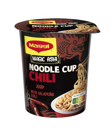 Buy Maggi Magi Magic Asia Chili Noodle Cups - Instant Delicious Ready Meal 8 Pack (8x63g) - International Shipping Available - Buy Online on GoSupps.com