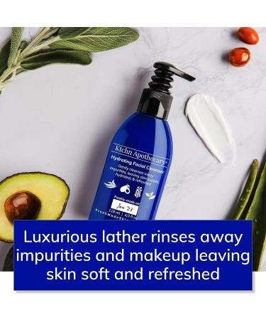Hydrating Face Wash & Daily Foaming Cleanser + Makeup Remover | Anti-Aging Formula with Natural Ingredients for Healthy, Glowing Skin - Buy Online on GoSupps.com