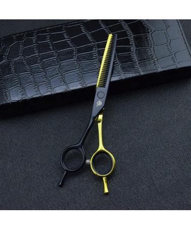 6.0 inch Left Hand Hair Scissors Kit Lefty Barber Accessories for Left Handed Hairdresser Hair Cutting Thinning Scissors Set Professional Lefty Hairdressing Shears - Buy Online on GoSupps.com