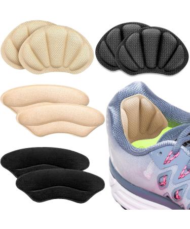 WLLHYF Heel Grips Liner Cushions - 4 Pairs, Prevent Skin Rubbing and Blisters, Ideal for Loose High Heel and Sports Shoes - Buy Online on GoSupps.com