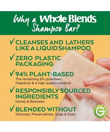 Garnier Whole Blends Honey Treasures Restoring Shampoo Bar for Dry Damaged Hair - 2 Oz Bar, 1 Count - Buy Online on GoSupps.com