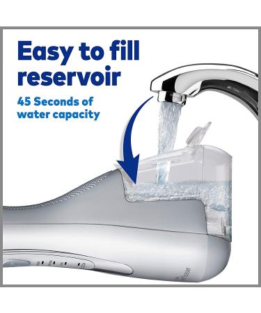 Waterpik Cordless Advanced Water Flosser - ADA Accepted, Rechargeable & Portable - White WP-560 - Buy Online on GoSupps.com