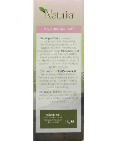 Naturita Coarse Milled Pink Himalayan Salt Crystals - Buy Online on GoSupps.com