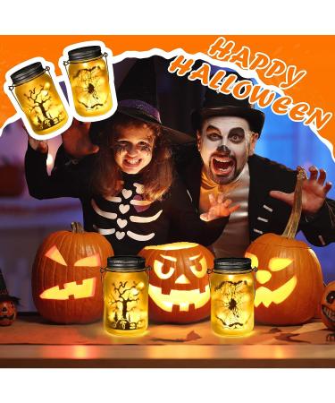 24 Pcs Black Halloween Silhouette Decorations - Vintage Scary Party Wall & Window Decor - Buy Online on GoSupps.com
