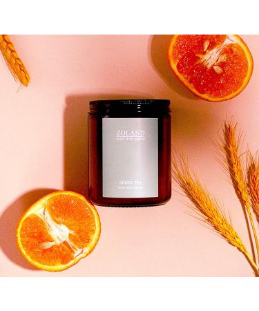Buy Premium Citrus Sweet Orange Scented Soy Candles | Natural Aromatherapy Gifts for Home | Long Lasting Amber Jar | Ideal for Women & Men - Buy Online on GoSupps.com