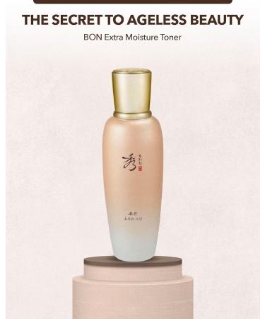 Sooryehan Bon Extra Moisture Toner - Nourishing Gel for Dry Skin | Korean Skincare by LG Beauty | Ginseng & Amino Acids - 5.4fl oz - Buy Online on GoSupps.com