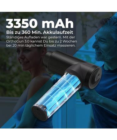 OrthoGun 3.0 Massage Gun with App | Ultimate Muscle Recovery Tool | International Shipping Available - Buy Online on GoSupps.com