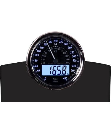 Ozeri Rev Digital Weight Scale with Electro-Mechanical Weight Dial and 50 Gram Sensor Technology - 0.1 lbs - 0.05 kg - black - Buy Online on GoSupps.com