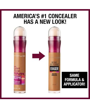 Maybelline Instant Age Rewind Eraser Dark Circles Treatment Concealer Light 0.2 oz (Pack of 3) - Bundle Deal - Buy Online on GoSupps.com