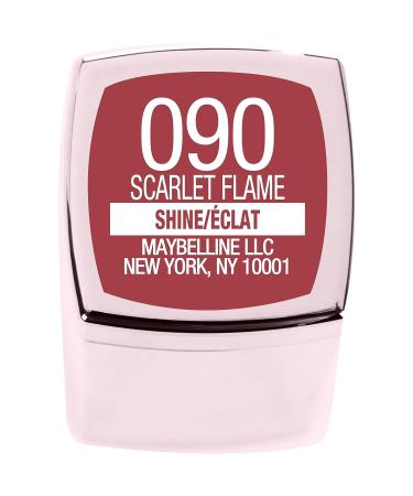 Maybelline Color Sensational Shine Compulsion Lipstick - Scarlet Flame 0.1 Ounce (Pack of 1) - Buy Online on GoSupps.com